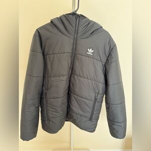 As New - Adidas Puffer Jacket - Black - Male - Size M/L